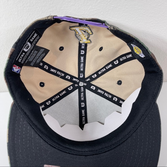 ULTRA GAME LOS ANGELES LAKERS SNAPBACK HAT CAP CAMO NBA BASKETBALL CAMOUFLAGE NE - Picture 5 of 7